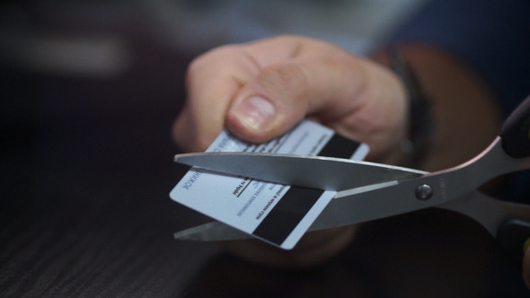Cutting Up A Credit Card Cutting Up A Credit Card