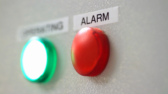 Green Operating and Red Alarm Buttons Green Operating and Red Alarm Buttons