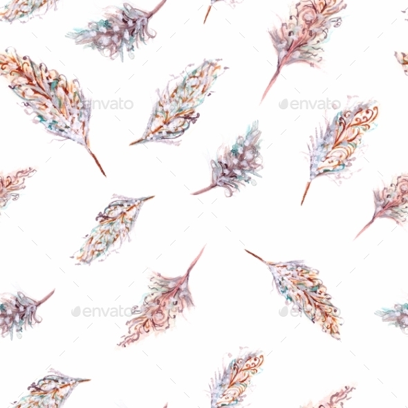 GraphicRiver Watercolor Feather Background 9903712 GraphicRiver Watercolor Feather Background 9903712
