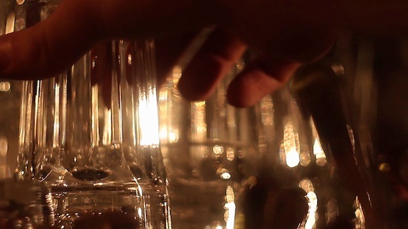 Glasses On The Bar Glasses On The Bar