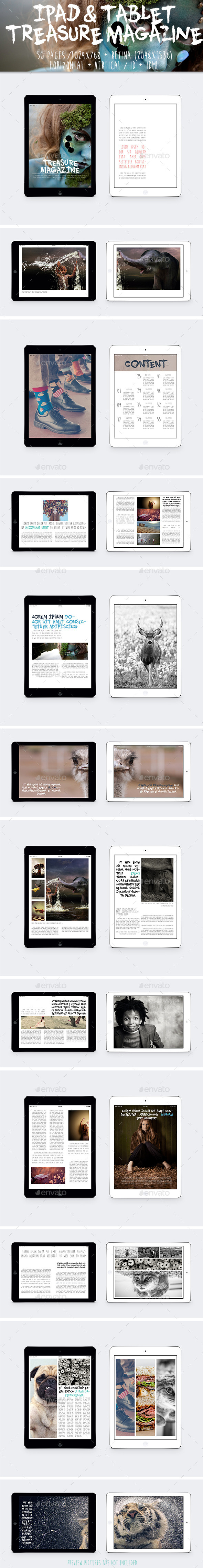 GraphicRiver Ipad & Tablet Treasure Magazine 9904683 GraphicRiver Ipad & Tablet Treasure Magazine 9904683