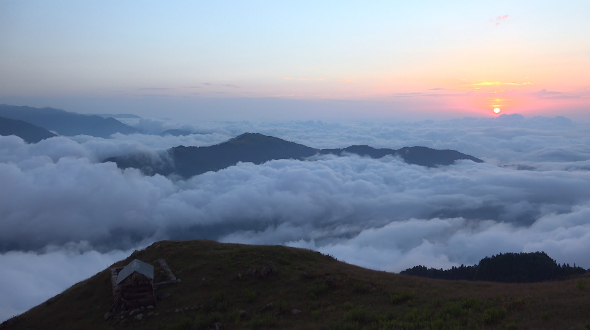 Magnificent Sunset Above Clouds 1 Magnificent Sunset Above Clouds 1