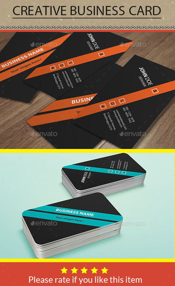 GraphicRiver Creative Business Card 9906877 GraphicRiver Creative Business Card 9906877