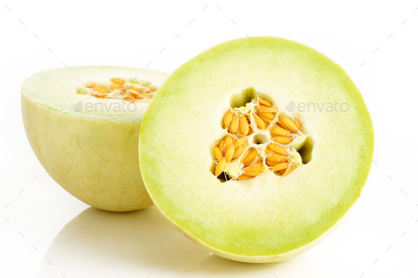 melon on white (Misc) Photo Download