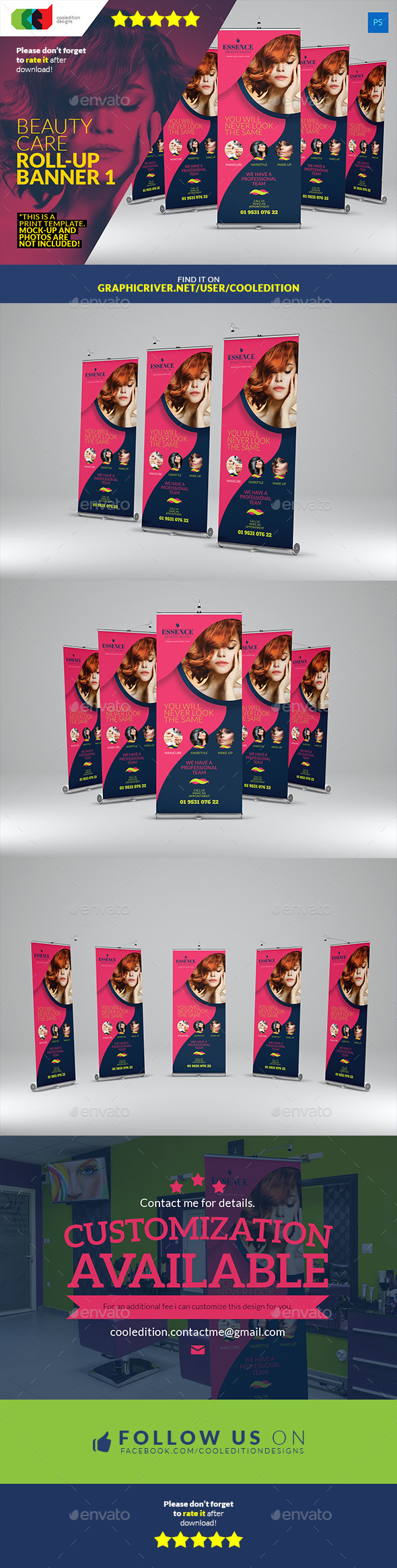 GraphicRiver Beauty Care Roll-Up Banner 1 9907847 GraphicRiver Beauty Care Roll-Up Banner 1 9907847