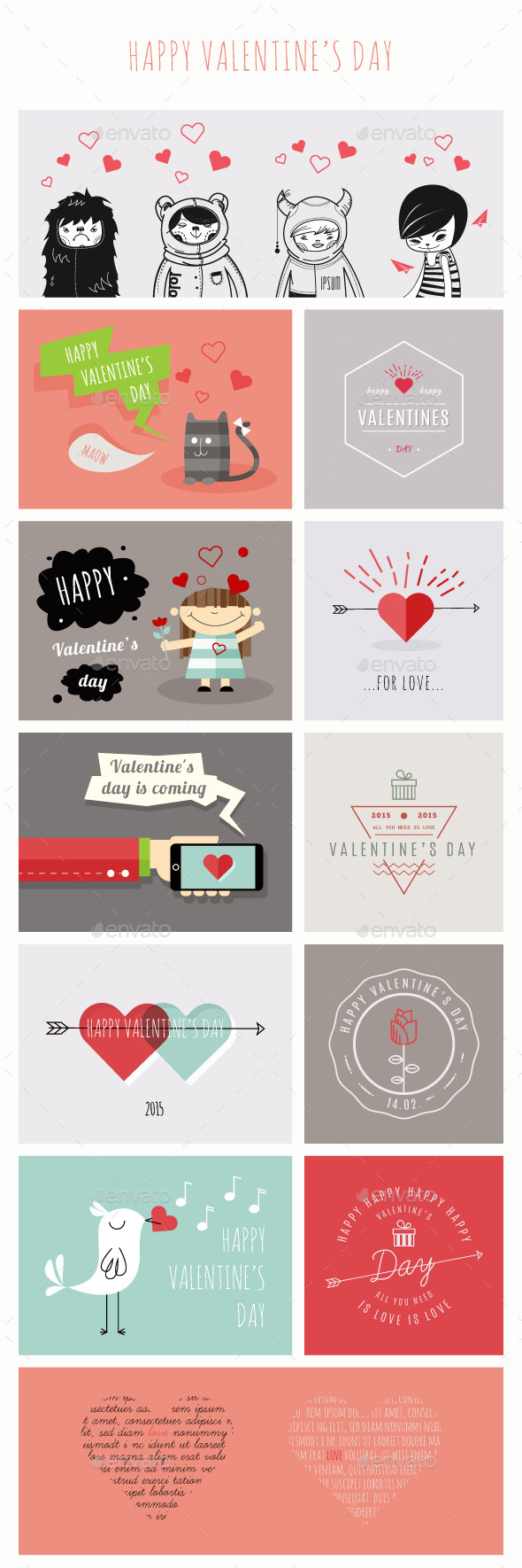 GraphicRiver Happy Valentine s Day 9908141 GraphicRiver Happy Valentine s Day 9908141