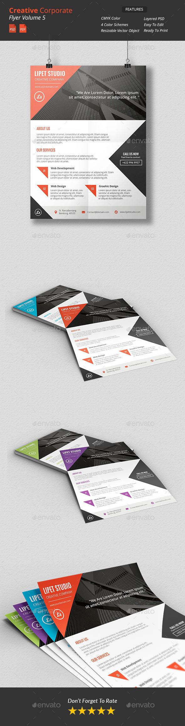GraphicRiver Creative Corporate Flyer v5 9908150 GraphicRiver Creative Corporate Flyer v5 9908150