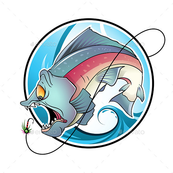 GraphicRiver Fishing Vector Illustration 9908237 GraphicRiver Fishing Vector Illustration 9908237