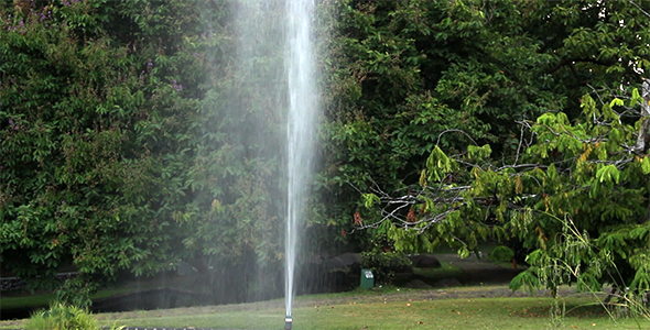 Fountain in a Park Fountain in a Park