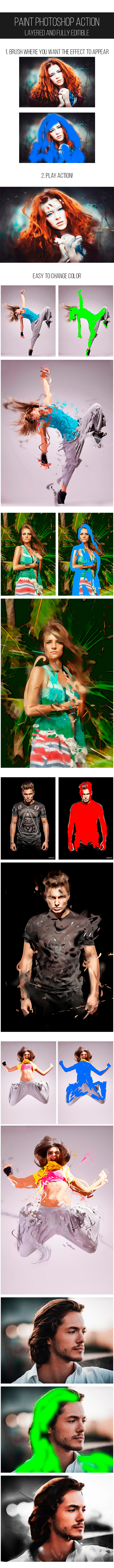 Paint Photoshop Action Paint Photoshop Action