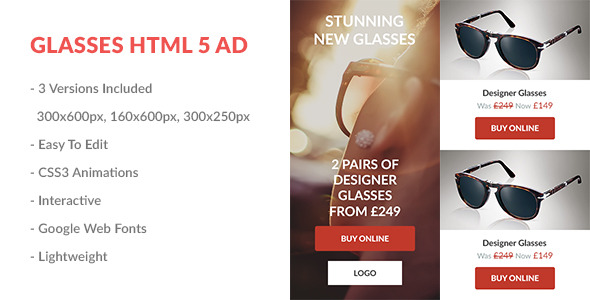 CodeCanyon Glasses HTML5 Ad 9910680 CodeCanyon Glasses HTML5 Ad 9910680