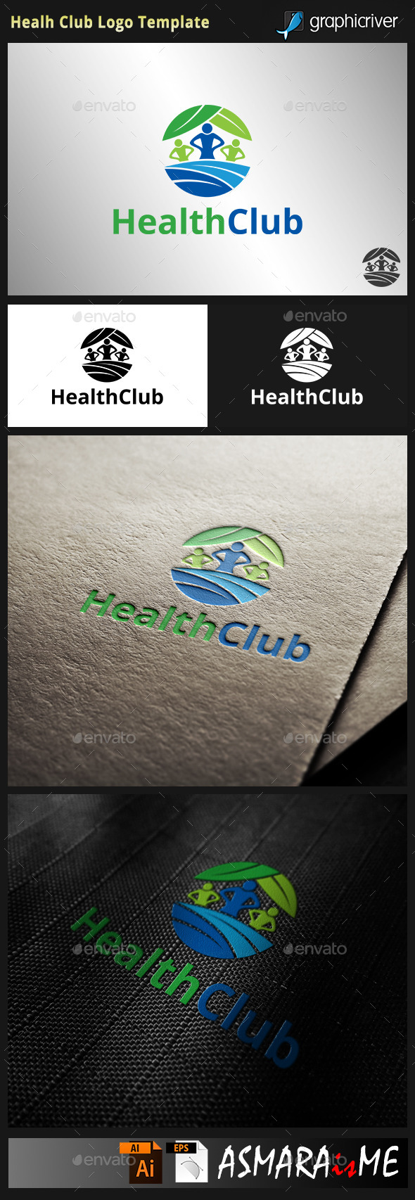 GraphicRiver Health Club Logo 9910708 GraphicRiver Health Club Logo 9910708