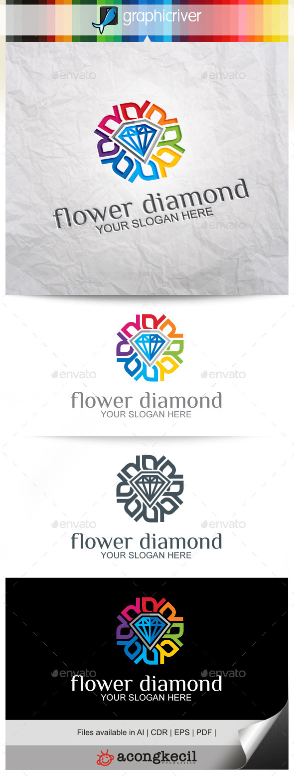 GraphicRiver Flower Diamond V.4 9911030 GraphicRiver Flower Diamond V.4 9911030