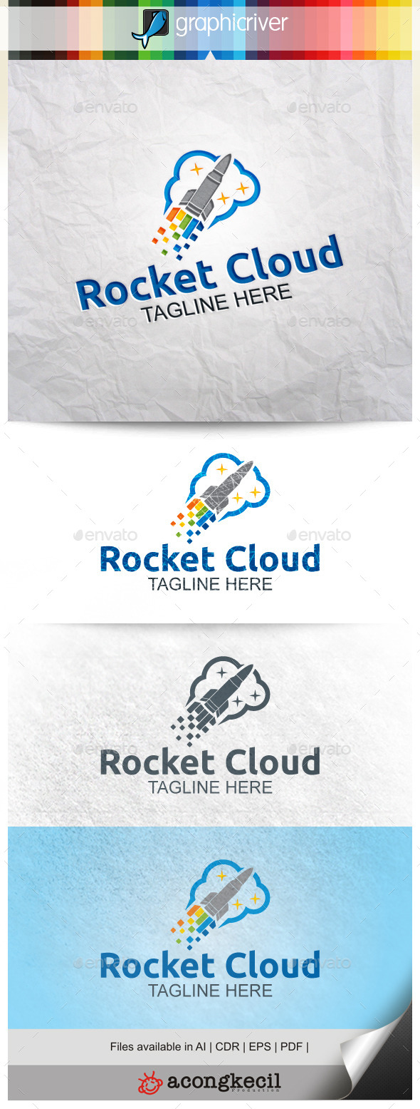 GraphicRiver Rocket Cloud 9911042 GraphicRiver Rocket Cloud 9911042