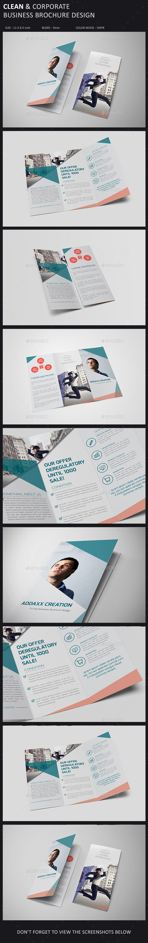 GraphicRiver Clean and Corporate Brochure Template 9911612 GraphicRiver Clean and Corporate Brochure Template 9911612