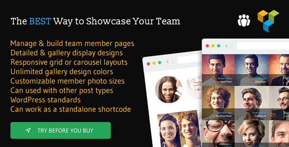 Meet the Team Shortcode for Visual Composer