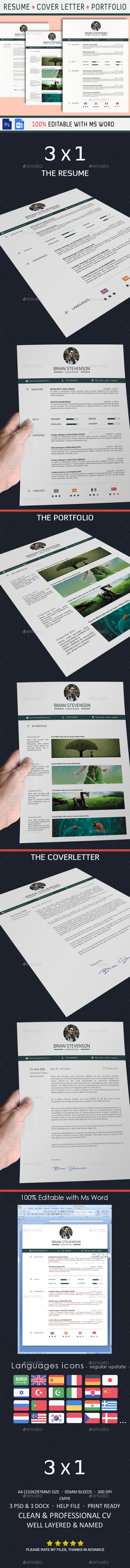 GraphicRiver Clean Resume 9895047 GraphicRiver Clean Resume 9895047