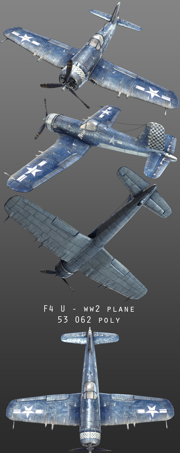 3DOcean Vought F4U 9913966 3DOcean Vought F4U 9913966