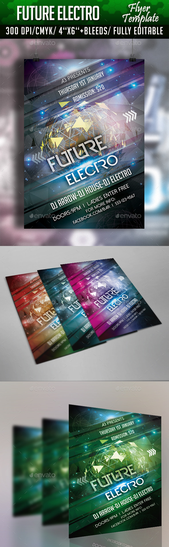 GraphicRiver Future Electro Flyer Template 9914166 GraphicRiver Future Electro Flyer Template 9914166