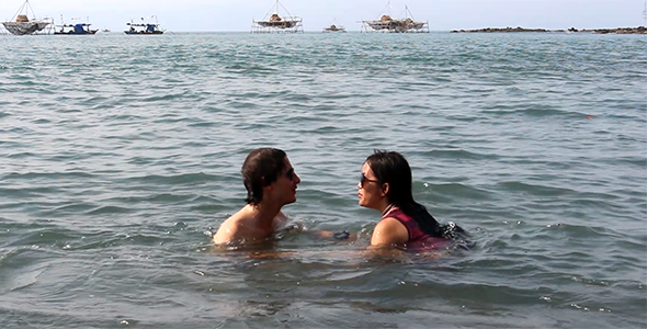 Happy Couple in the Sea 2 Happy Couple in the Sea 2