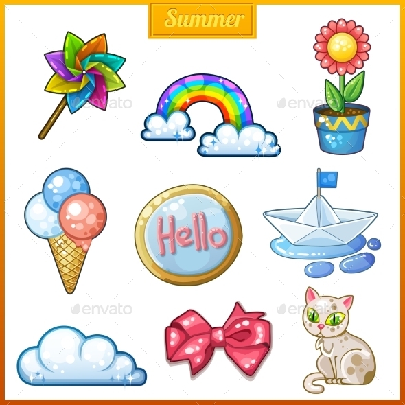 GraphicRiver Cartoon Candy 9916356 GraphicRiver Cartoon Candy 9916356