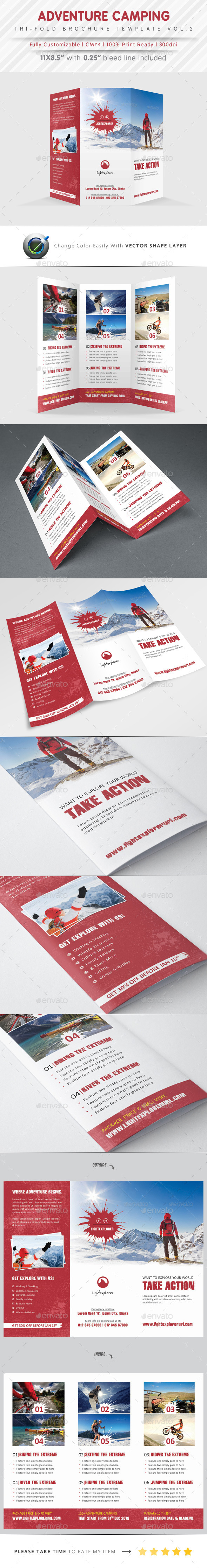 GraphicRiver Adventure Camping Tri Fold Vol.2 9916540 GraphicRiver Adventure Camping Tri Fold Vol.2 9916540