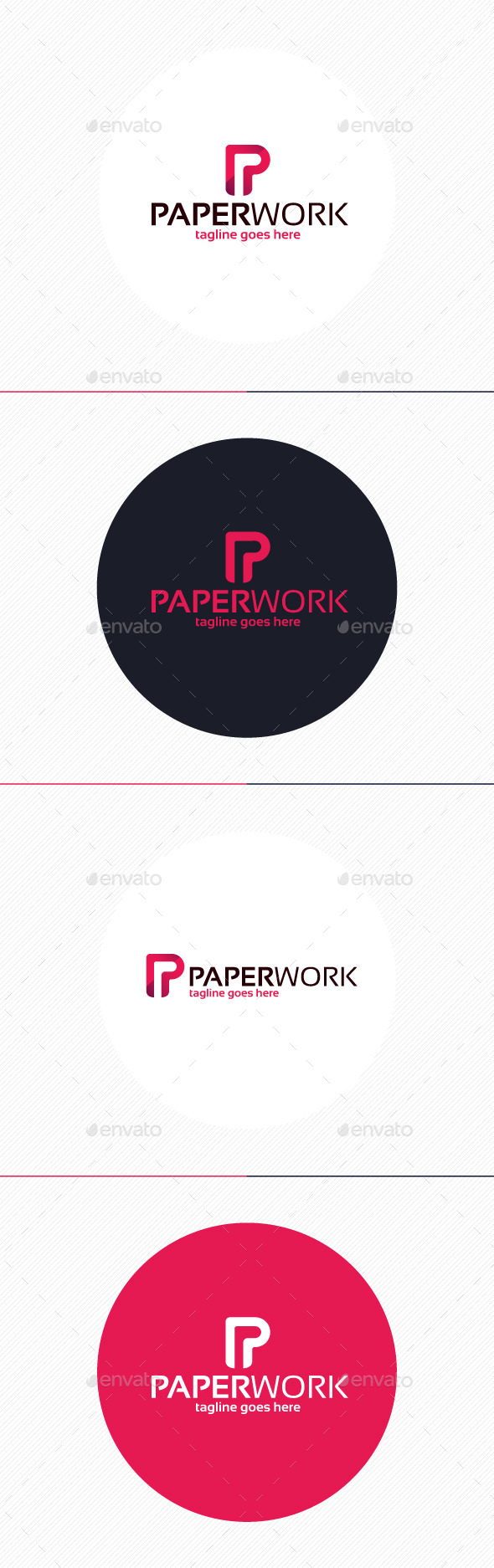 GraphicRiver Paper Work Logo Letter P 9917993 GraphicRiver Paper Work Logo Letter P 9917993