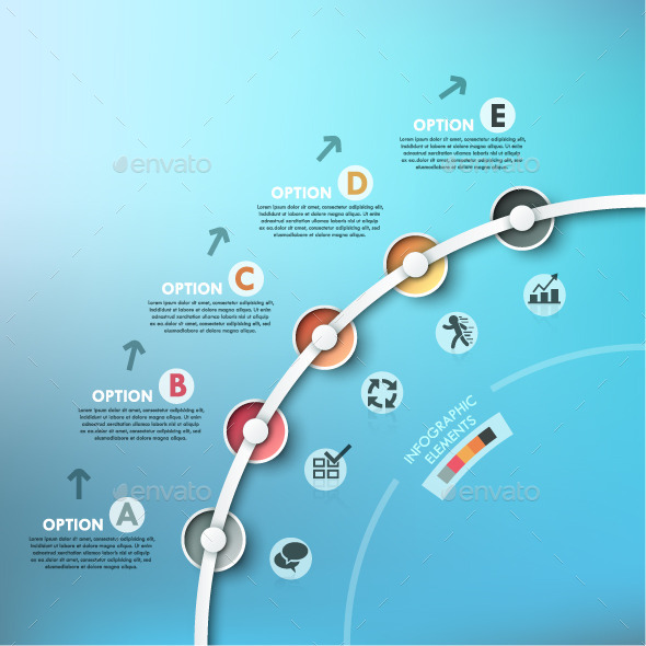 GraphicRiver Modern Infographics Process Template Timeline 9918230 GraphicRiver Modern Infographics Process Template Timeline 9918230