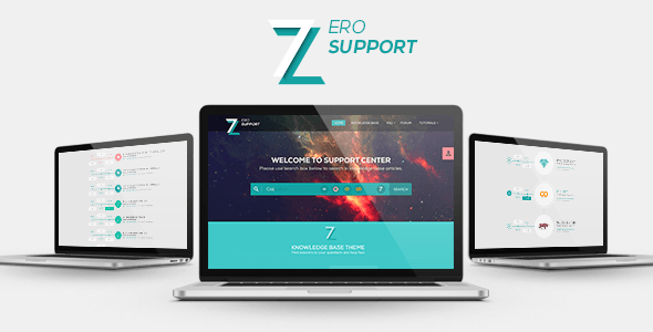 7ZERO | Support PSD Template