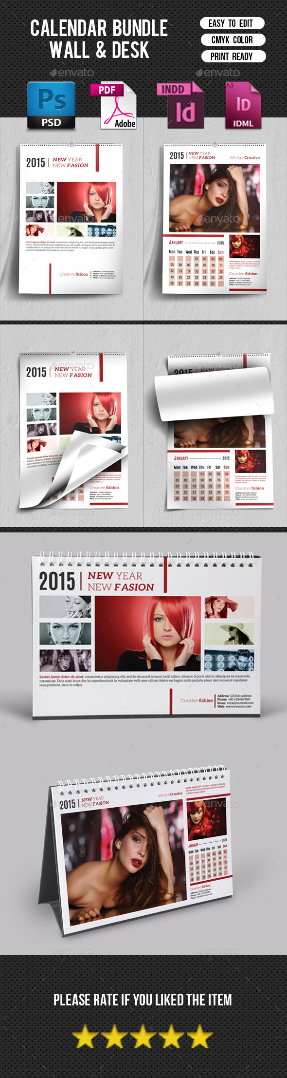 GraphicRiver Wall & Desk Calendar Bundle-V01 9918990 GraphicRiver Wall & Desk Calendar Bundle-V01 9918990
