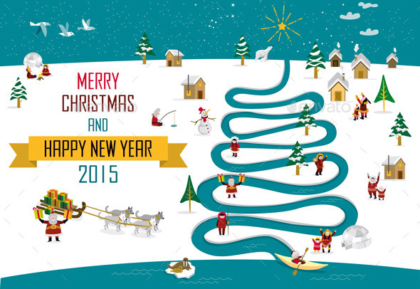 GraphicRiver Eskimos Christmas English 9919328 GraphicRiver Eskimos Christmas English 9919328