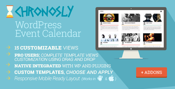 Chronosly Editable WordPress Events Calendar Plugin Chronosly Editable WordPress Events Calendar Plugin