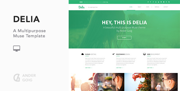 Delia - Multipurpose Muse Template