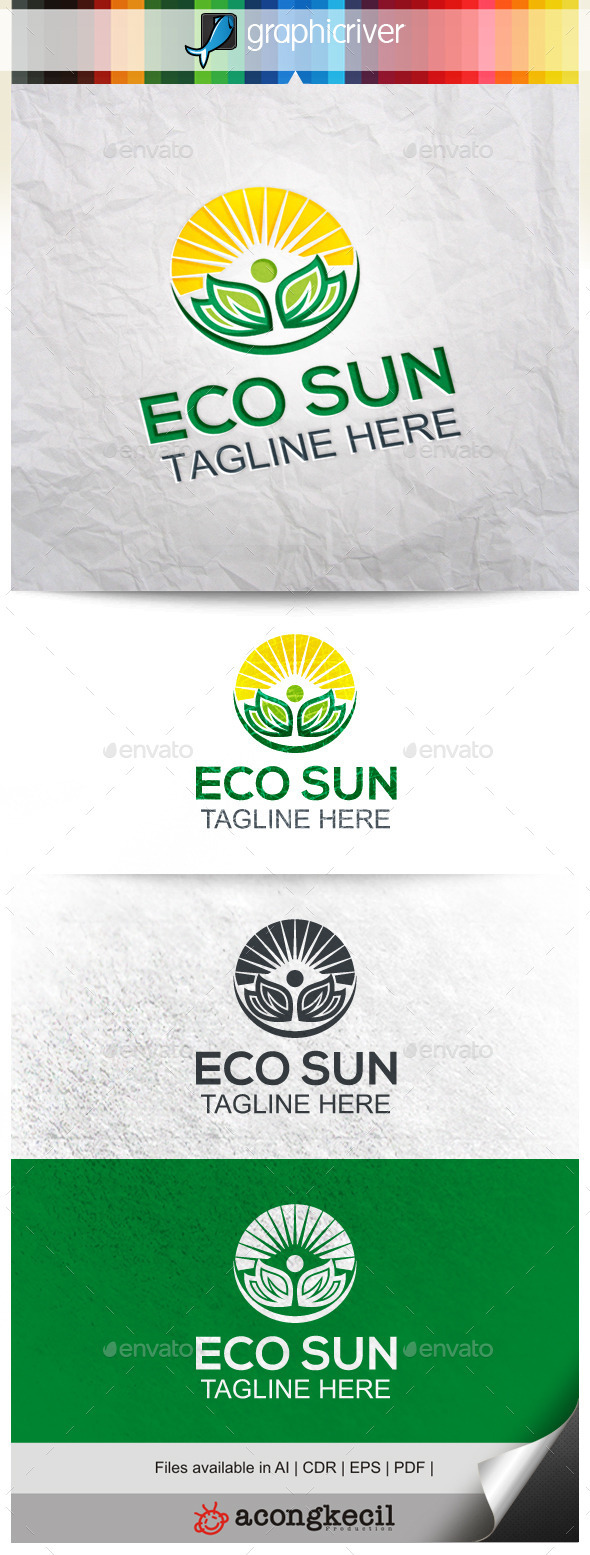 GraphicRiver Eco Sun 9923925 GraphicRiver Eco Sun 9923925