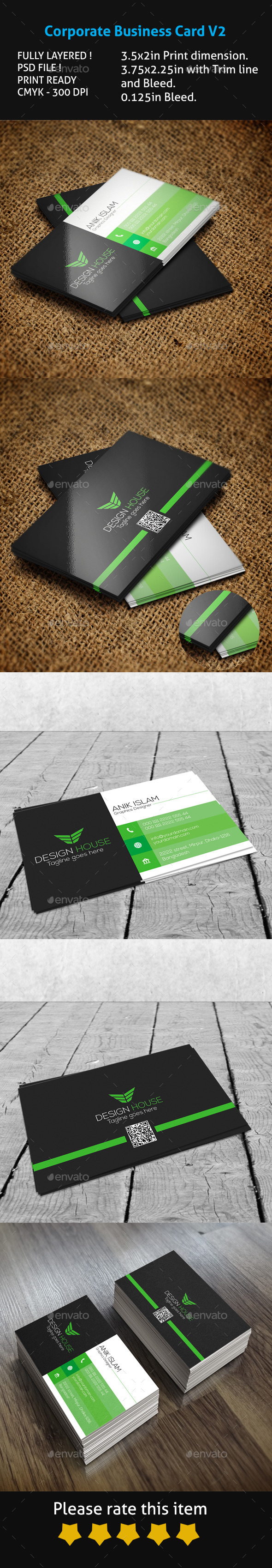 Corporate Business Card V2 Corporate Business Card V2