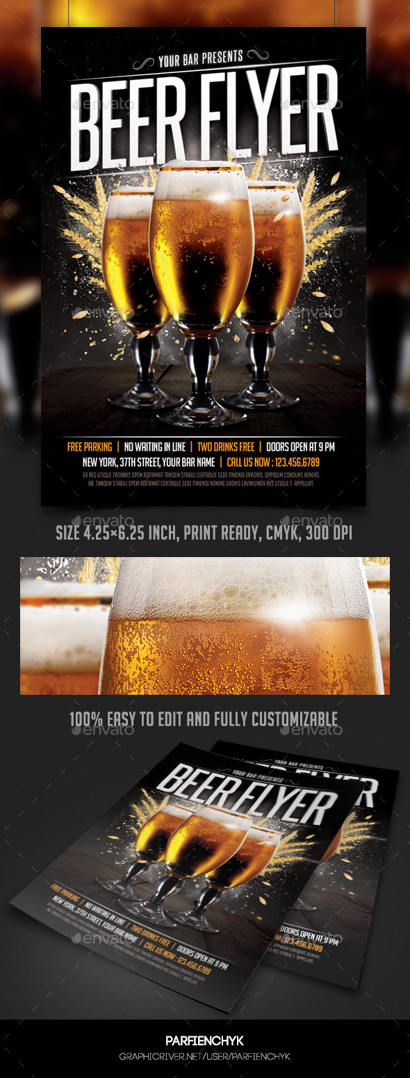 Beer Flyer Template (Events)