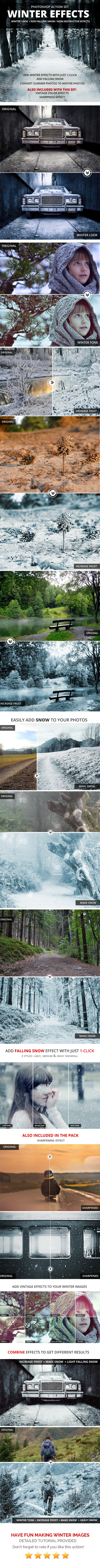 GraphicRiver Winter Effects Action Set 9893958 GraphicRiver Winter Effects Action Set 9893958