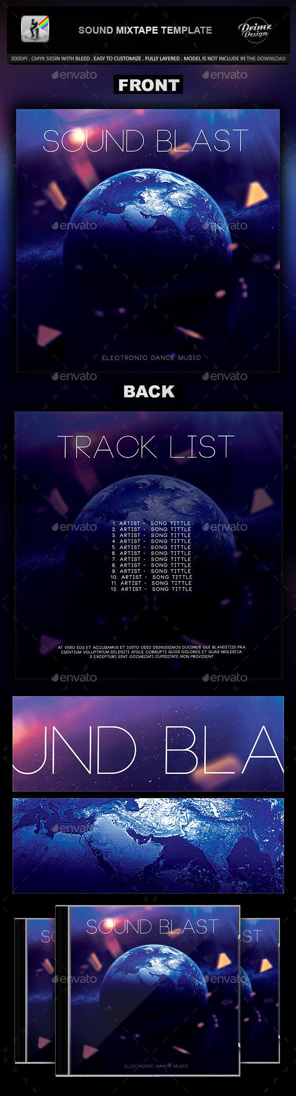 GraphicRiver Sound Mixtape Template 9926857 GraphicRiver Sound Mixtape Template 9926857