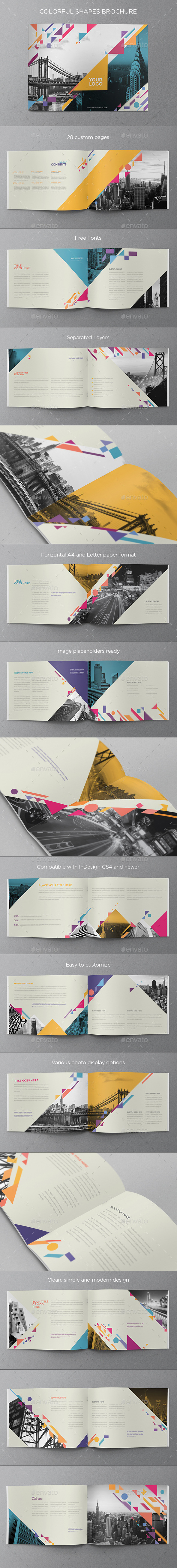 Colorful Shapes Brochure (Brochures)