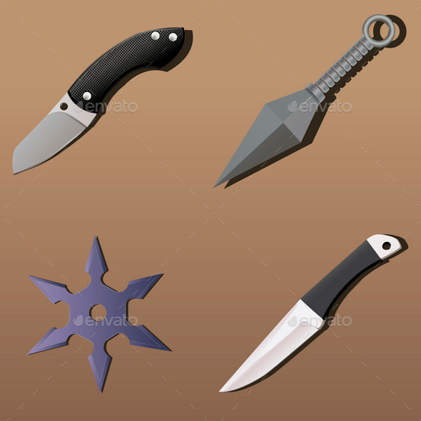 Melee Weapons Set Melee Weapons Set