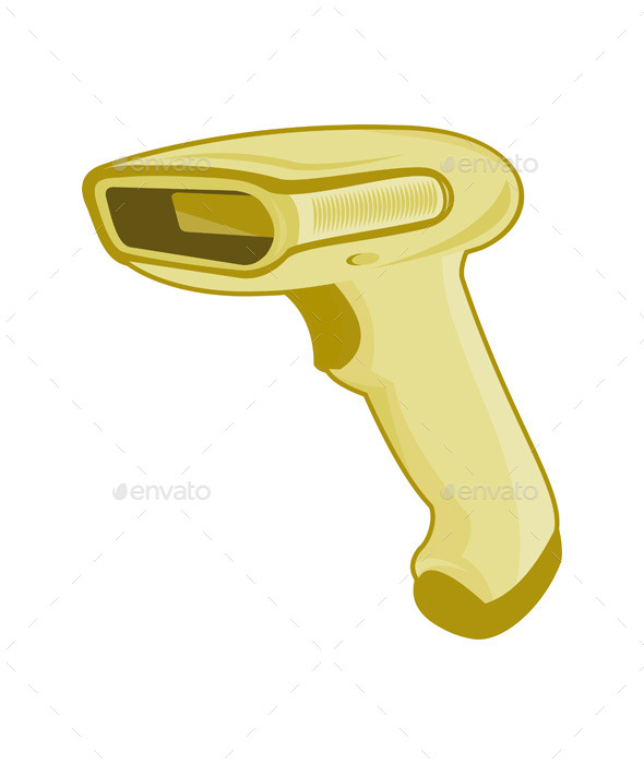 GraphicRiver Retro Barcode Scanner Reader 9929088 GraphicRiver Retro Barcode Scanner Reader 9929088