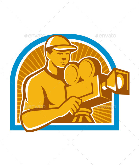 GraphicRiver Cameraman Film Crew 9929625 GraphicRiver Cameraman Film Crew 9929625