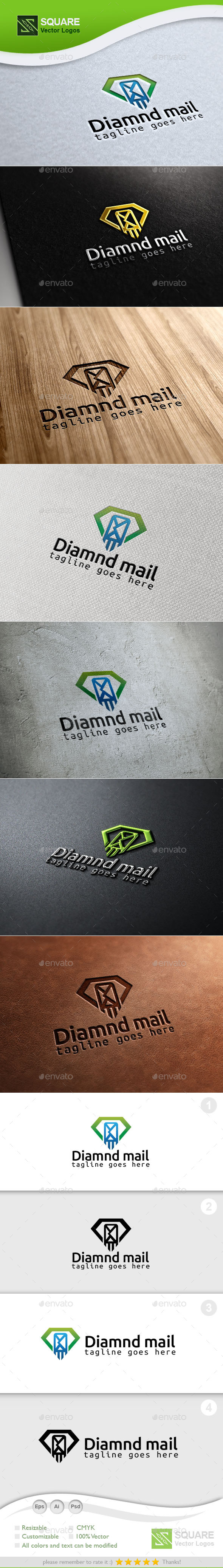 GraphicRiver Diamond Mail Custom Logo Template 9930472 GraphicRiver Diamond Mail Custom Logo Template 9930472