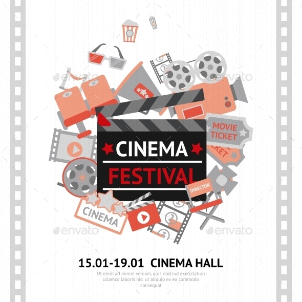 GraphicRiver Cinema Festival Poster 9930544