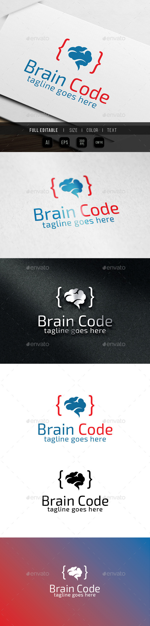 GraphicRiver Smart Genius Brain Code 9930987 GraphicRiver Smart Genius Brain Code 9930987