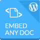 Embed Any Document Plus - WordPress Plugin - CodeCanyon Item for Sale
