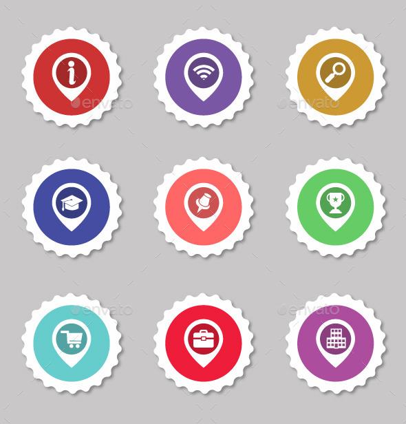 Vector Icon Stickers (Web)