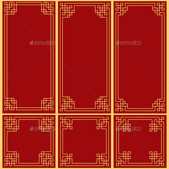 GraphicRiver Chinese Decorative Frame 9935498 GraphicRiver Chinese Decorative Frame 9935498