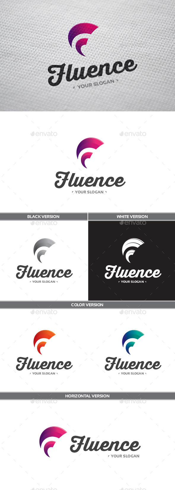 GraphicRiver Fluence Logo 9935517 GraphicRiver Fluence Logo 9935517