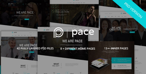 Pace - Multi-Purpose Business PSD Template